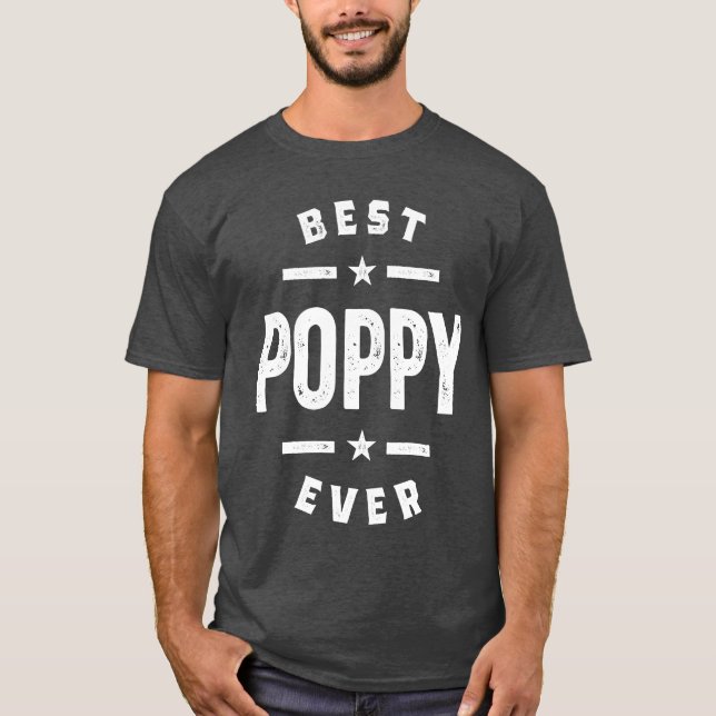 Camiseta El mejor regalo del abuelo de la amapola (Anverso)