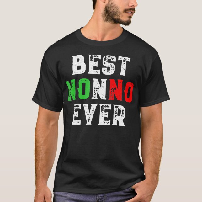 Camiseta El mejor regalo del abuelo italiano no es nunca (Anverso)