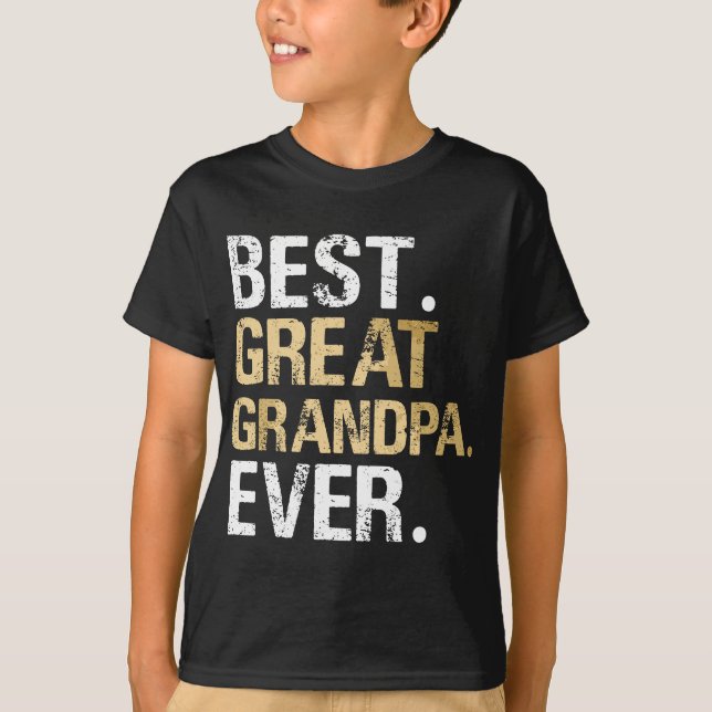 Camiseta El mejor regalo del abuelo para hombres del abuelo (Anverso)