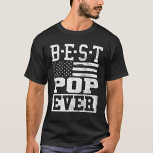 Camiseta El mejor regalo del Día del Abuelo de la Bandera d