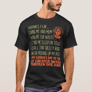 Camiseta El mejor regalo del Día del Padre de los Perros d