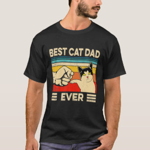Camiseta El mejor regalo del día del padre del gato