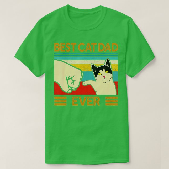 Camiseta El mejor regalo del día del padre del gato (Diseño del anverso)