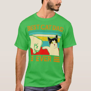 Camiseta El mejor regalo del día del padre del gato