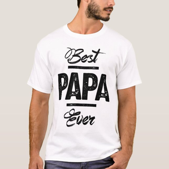 Camiseta El mejor regalo del Día del Padre para los hombres (Anverso)