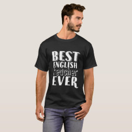 Camiseta El mejor regalo del día del profesor de inglés