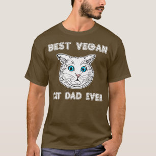 Camiseta El mejor regalo del dueño del gato vegan del gato 