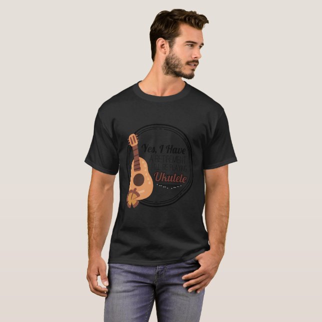 Camiseta El mejor regalo del músico del Ukulele (Anverso completo)