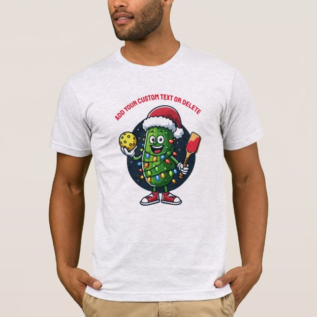 Camiseta El mejor regalo para los Navidades de Santa Pickle (Anverso)