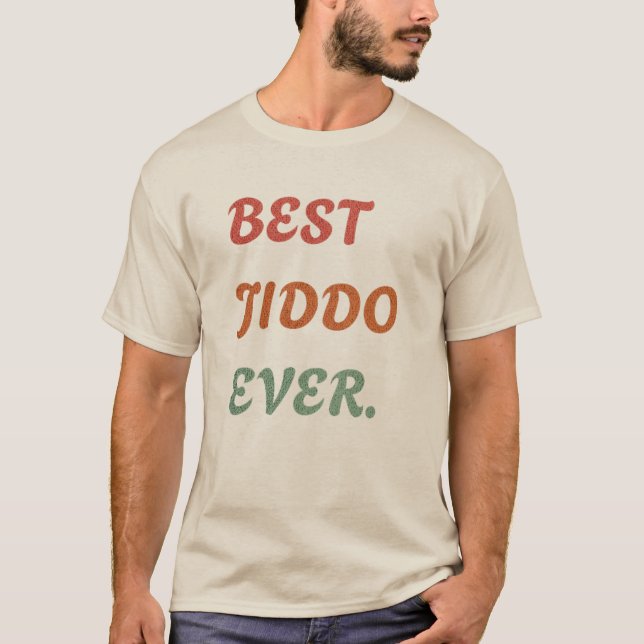 Camiseta El mejor regalo Personalizado de Jiddo para el abu (Anverso)