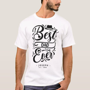 Camiseta El mejor regalo personalizado del día del padre