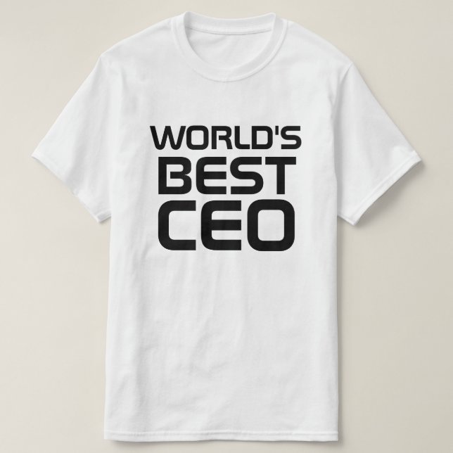 Camiseta El mejor regalo personalizado del director general (Diseño del anverso)