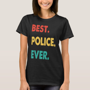 Camiseta El mejor retro policial de todos los tiempos