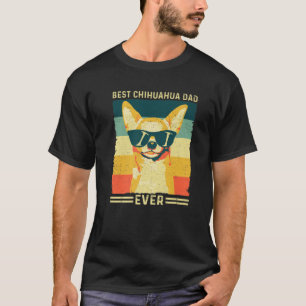 Camiseta El mejor retro vintage Día del Padre Chihuahua