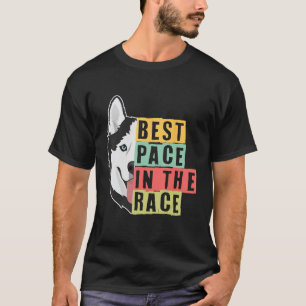 Camiseta El Mejor Ritmo En Los Perros Race Mushing Sled Dog