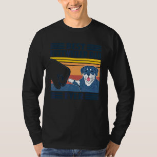 Camiseta El mejor rottweiler de los hombres, el día del pad