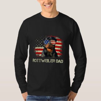 Camiseta El Mejor Rottweiler De Los Hombres Papá Alguna Vez