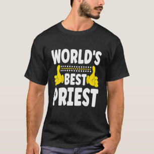 Camiseta El mejor sacerdote del mundo en carrera profesiona