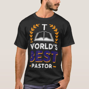 Camiseta El mejor sacerdote pastor del mundo