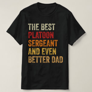 Camiseta El Mejor Sargento De Platón Y Mejor Papá