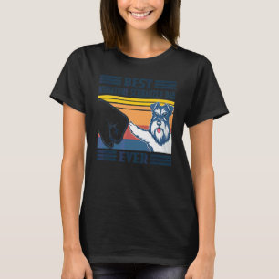 Camiseta El mejor Schnauzer Dad de los hombres