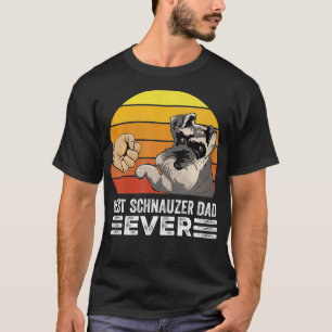 Camiseta El mejor Schnauzer papá jamás regalo de padre de p