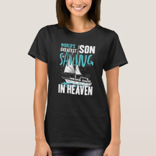 Camiseta El mejor sobrino del mundo navega en familia celes