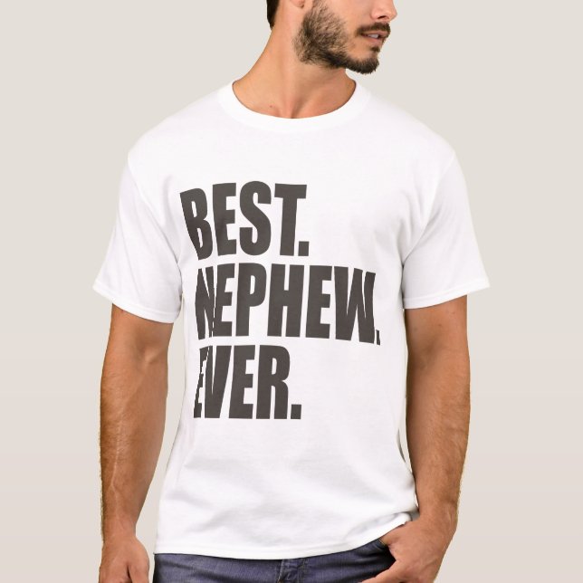 Camiseta El mejor. Sobrino. Nunca (Anverso)
