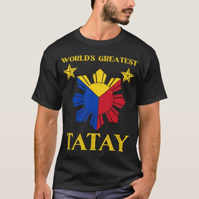 Camiseta El mejor tatuaje del mundo para los filipinos tata (Anverso)