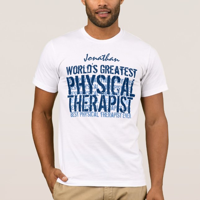 Camiseta El mejor terapeuta físico del mundo TS018 (Anverso)