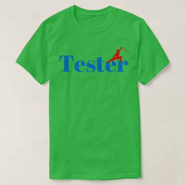 Camiseta El mejor Tester Ninja (Diseño del anverso)
