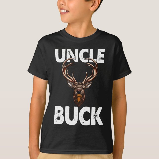 Camiseta El mejor tío Buck, hombres divertidos, cazando el  (Anverso)