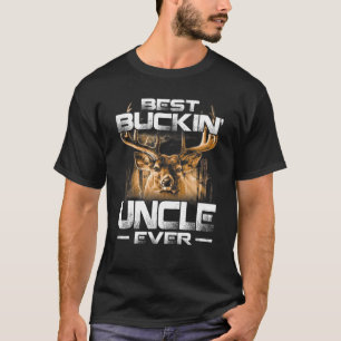Camiseta El mejor tío de Buckin, Tee Deer Hunting Bucking F