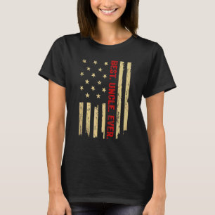 Camiseta El mejor tío de la bandera de Estados Unidos orgul