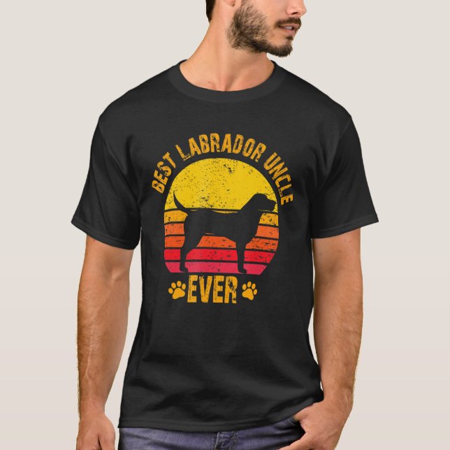 Camiseta El mejor tío de Labrador (Anverso)