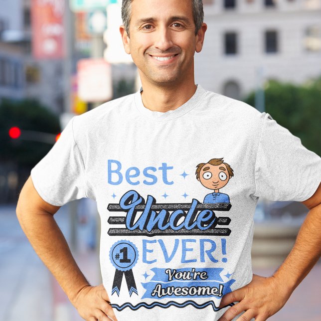Camiseta El mejor tío de todos los tiempos #1 eres el tío e (Subido por el creador)