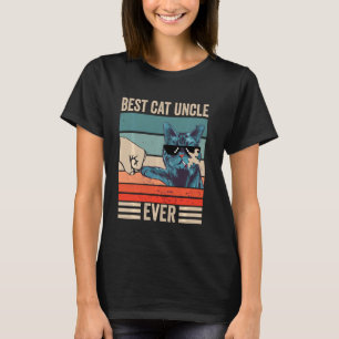 Camiseta El mejor tío del gato de la época Día del padre de