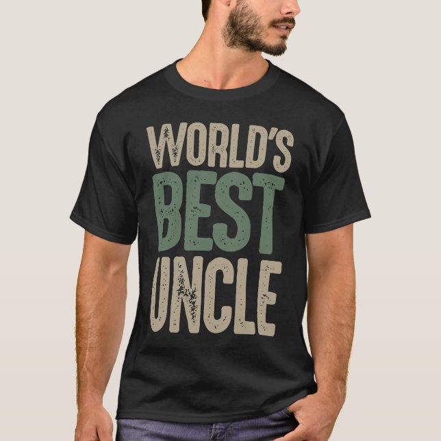 Camiseta El mejor tío del mundo (Anverso)