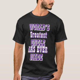 Camiseta El mejor tío del mundo que jamás haya existido