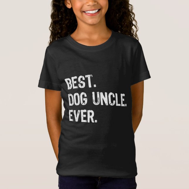 Camiseta El mejor tío del perro es un regalo divertido para (Anverso)