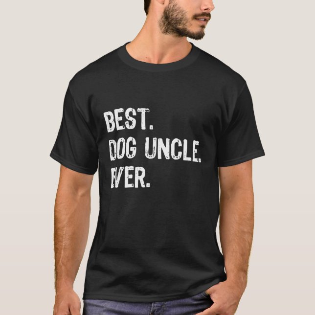 Camiseta El mejor tío del perro es un regalo divertido para (Anverso)