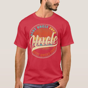 Camiseta El mejor tío jamás viejo retro divertido regalo de