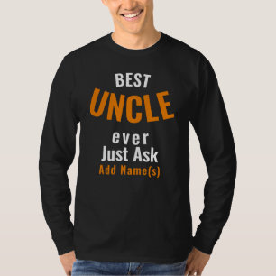 Camiseta El mejor tío. Personalizar