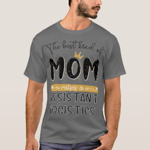 Camiseta El mejor tipo de MOM eleva una logística auxiliar