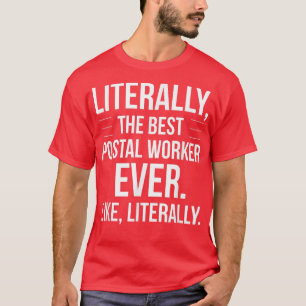 Camiseta El mejor trabajador postal de correo electrónico c