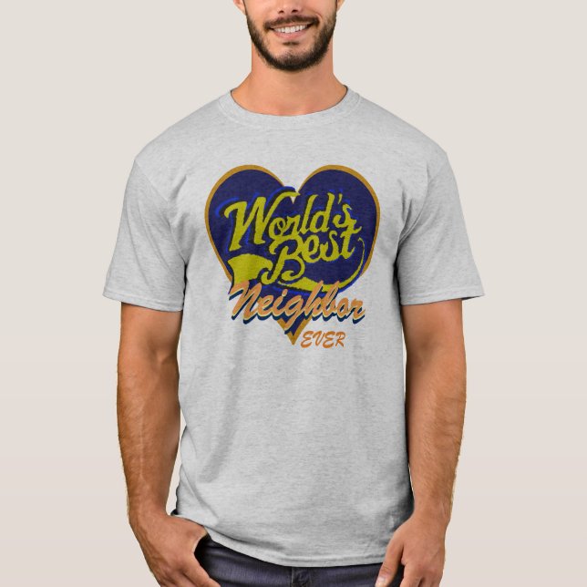 Camiseta El mejor vecino del mundo (Anverso)