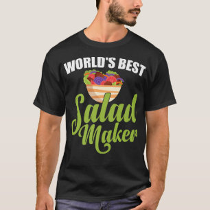 Camiseta El mejor vendedor de ensalada de ensaladas del mun