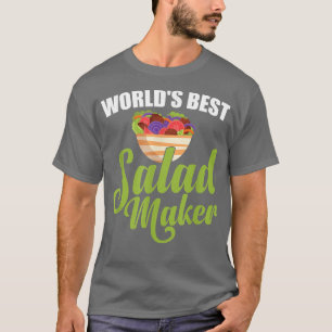 Camiseta El mejor vendedor de ensalada de ensaladas del mun