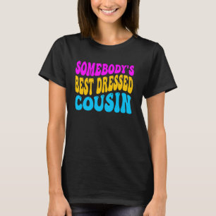 Camiseta El mejor vestido de un primo de familia divertida