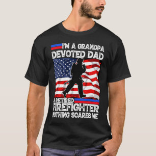 Camiseta El mejor veterano bombero jubilado abuelo Dad Fath